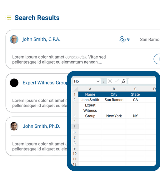 Export Search Results Into Excel